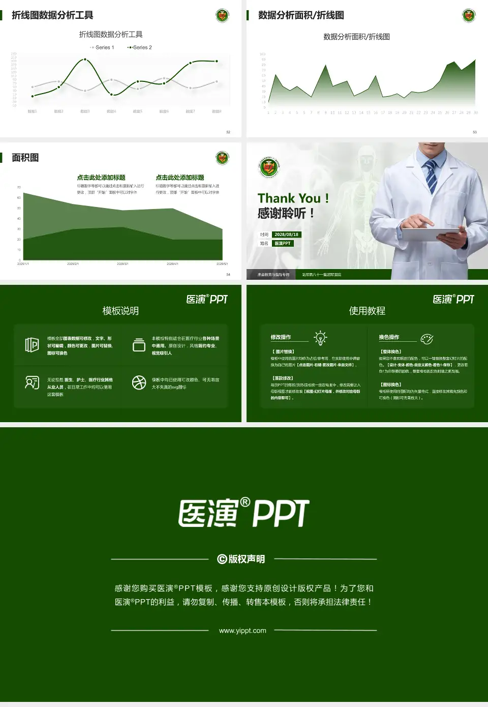 陆军第八十一集团军医院患者教育与指导PPT模板16:9格式幻灯片预览图7