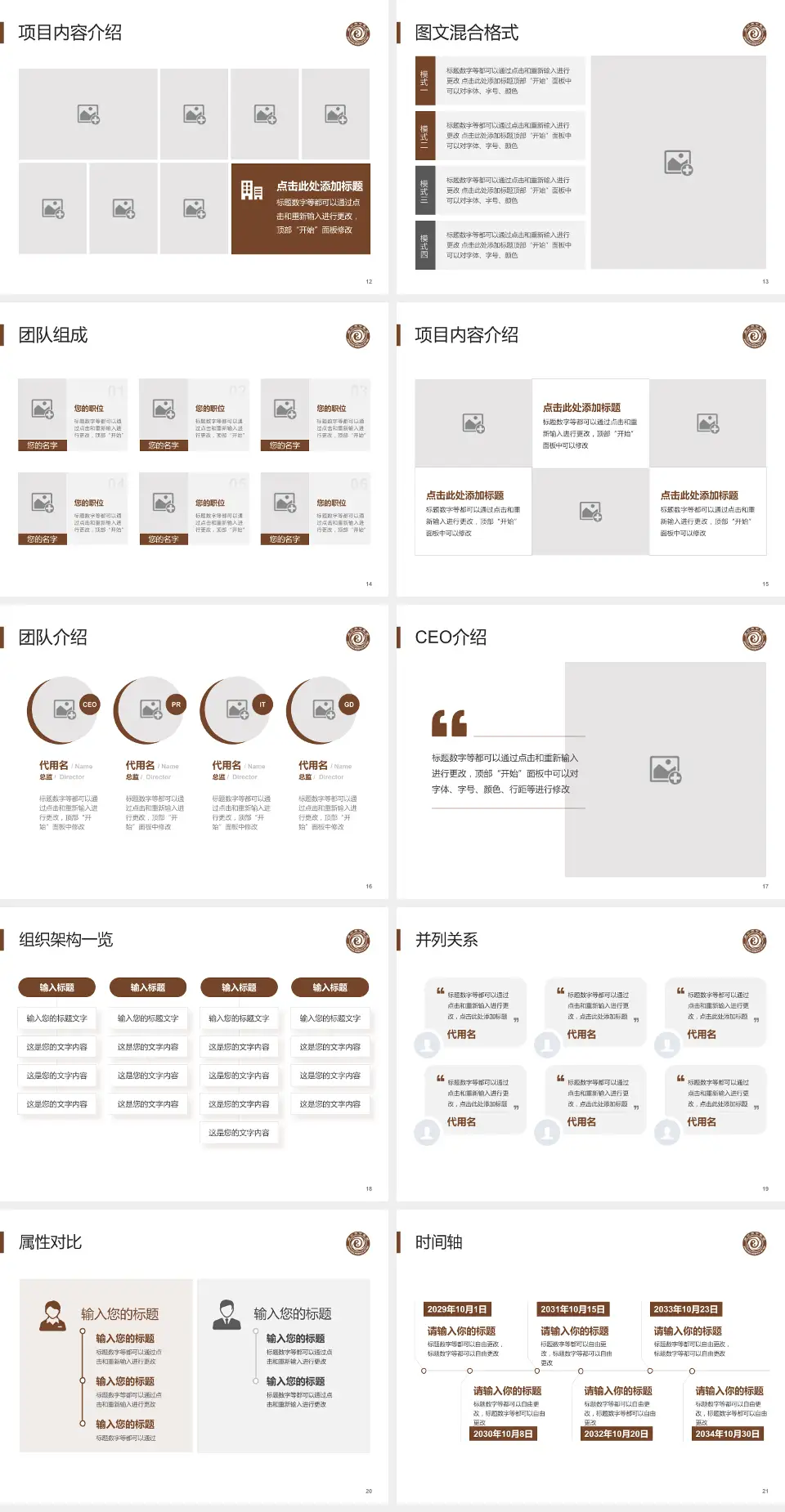 周口市中医院患者教育与指导PPT模板4:3格式幻灯片预览图3