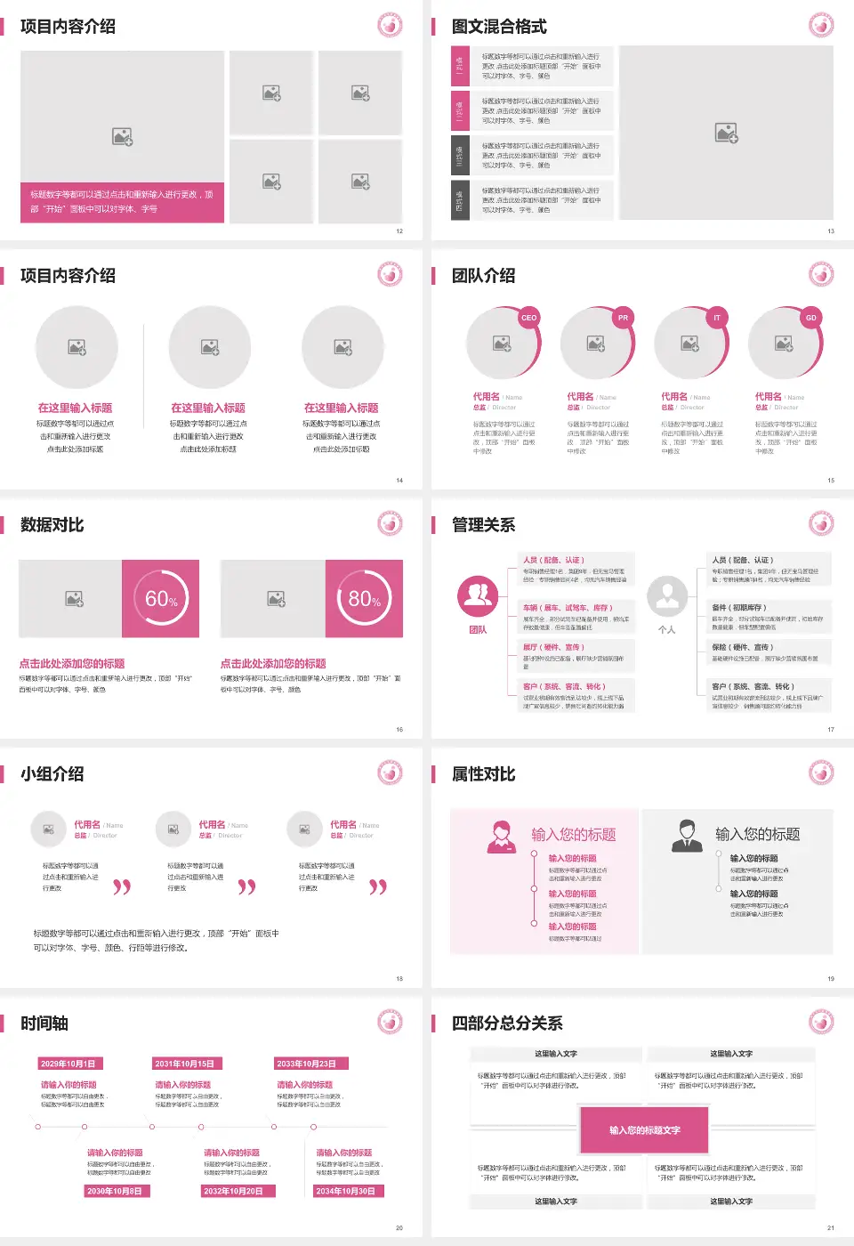 晋中市妇幼保健院科室介绍与推广PPT模板16:9格式幻灯片预览图3