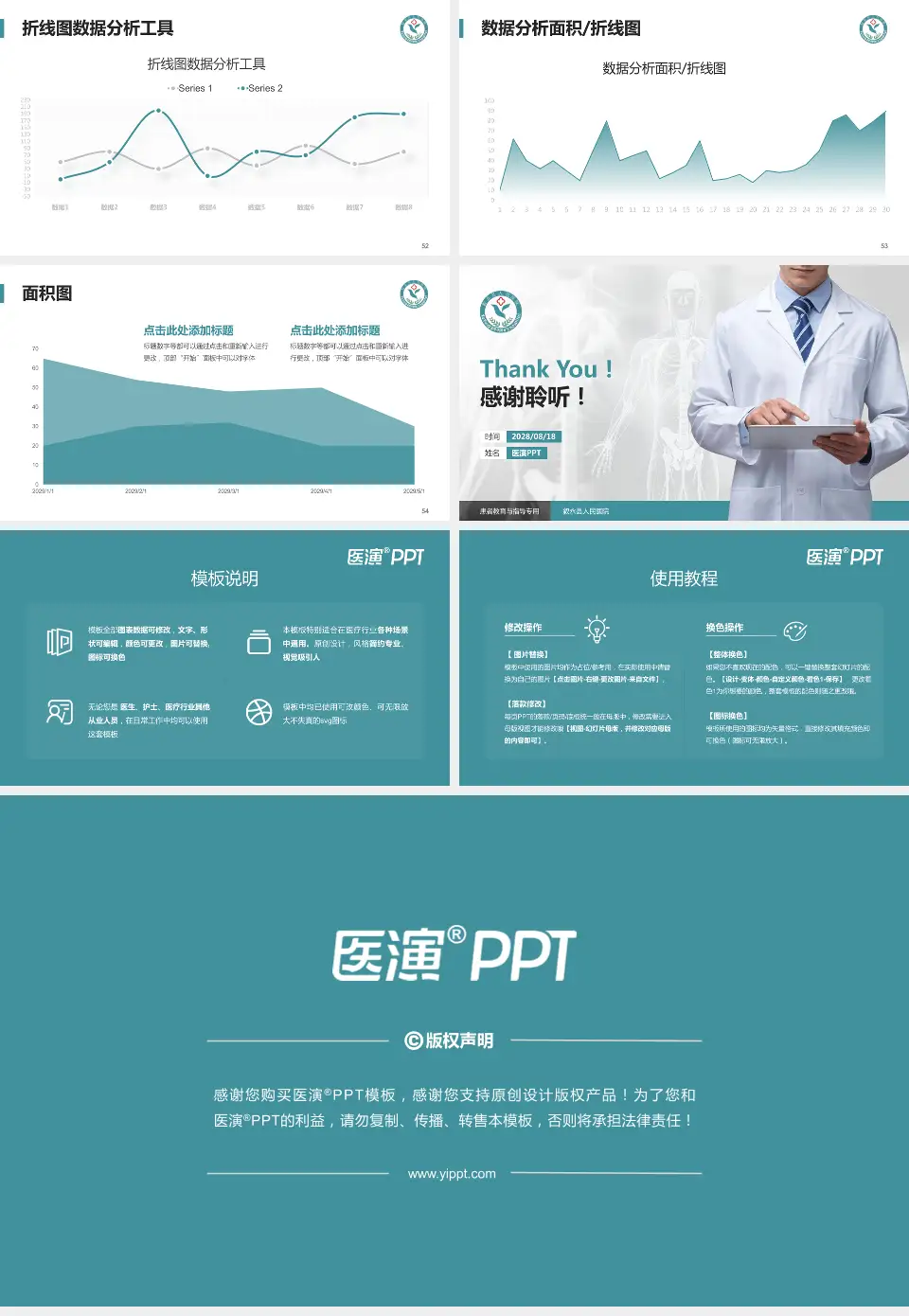 叙永县人民医院患者教育与指导PPT模板16:9格式幻灯片预览图7