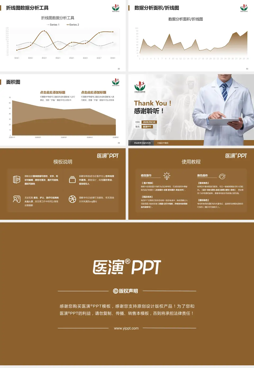 永嘉县中医院患者教育与指导PPT模板16:9格式幻灯片预览图7