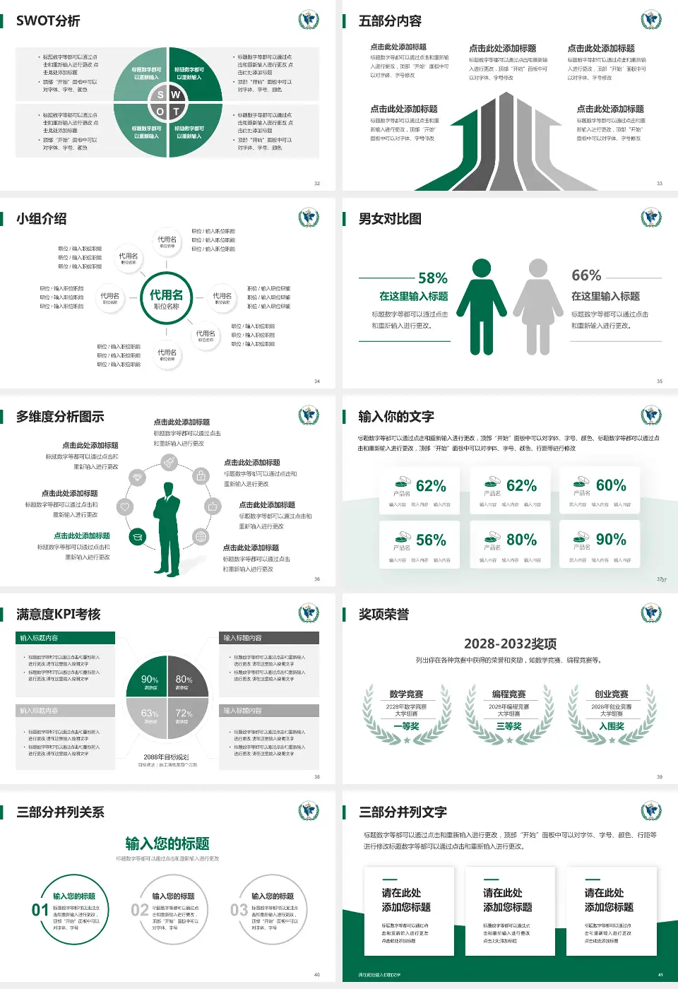 四川省肿瘤医院医疗行业比赛专用PPT模板16:9格式幻灯片预览图5