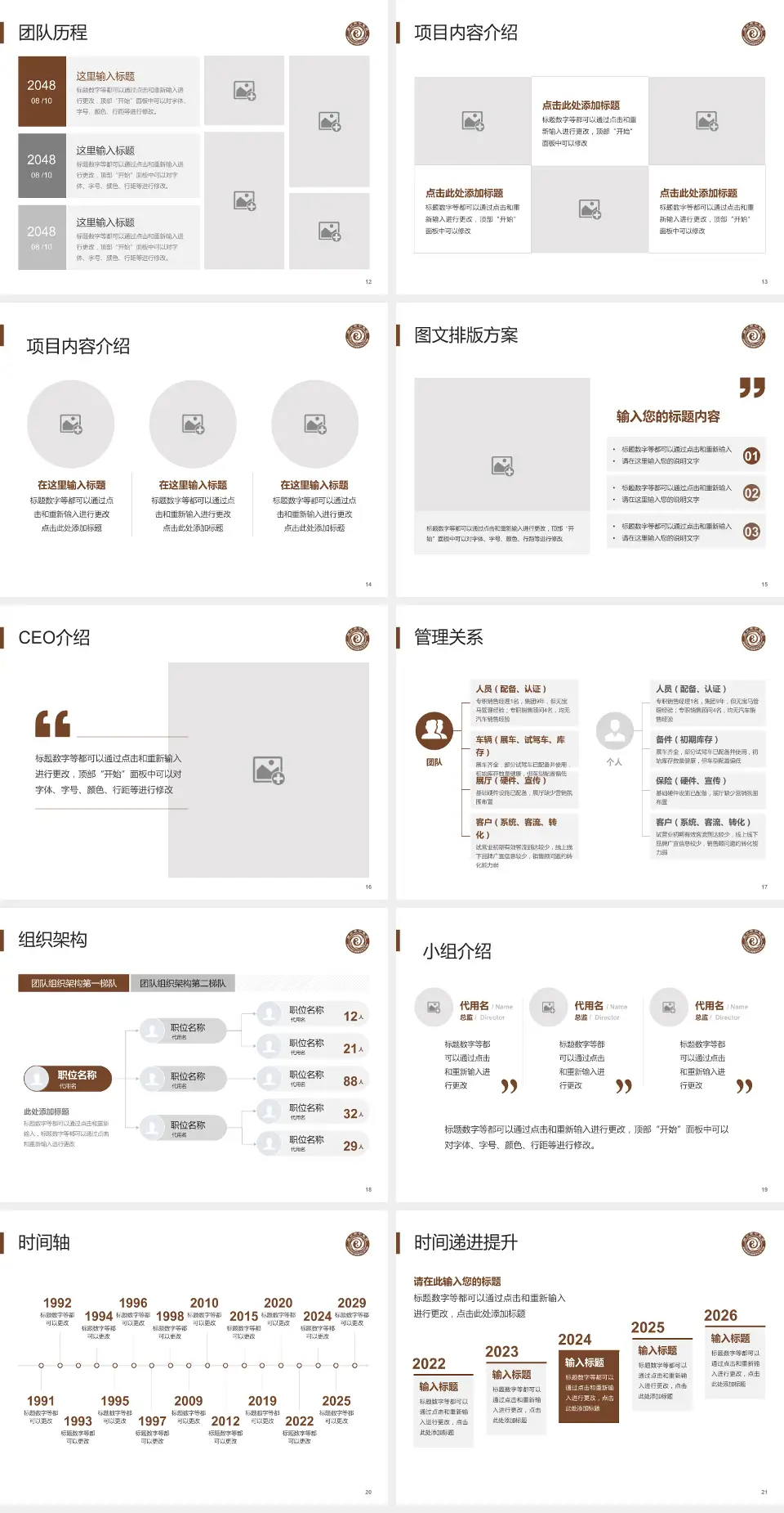 周口市中医院医院管理报告PPT模板4:3格式幻灯片预览图3