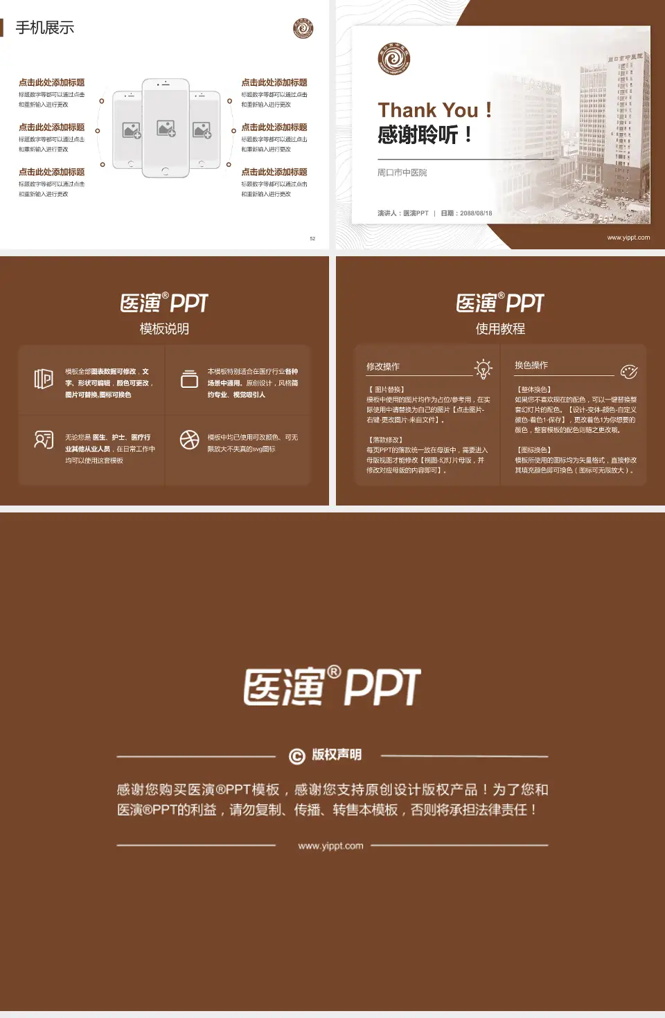 周口市中医院医院管理报告PPT模板4:3格式幻灯片预览图7