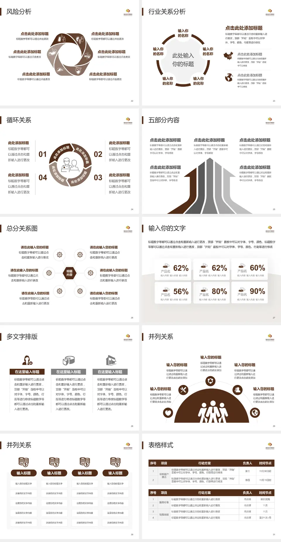秦皇岛市中医医院科室介绍与推广PPT模板4:3格式幻灯片预览图4