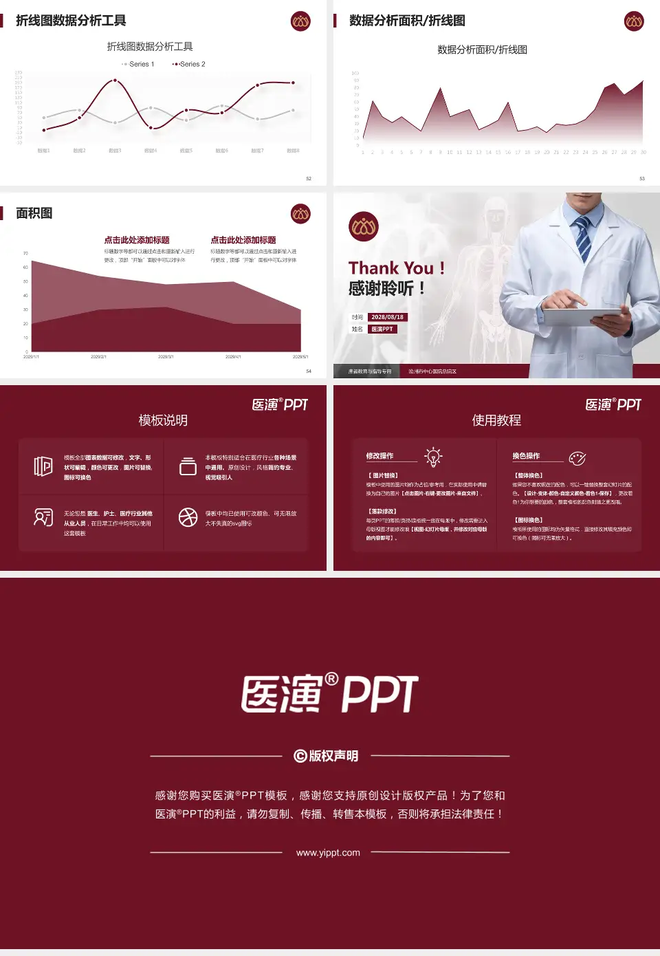 沧州市中心医院总院区患者教育与指导PPT模板16:9格式幻灯片预览图7