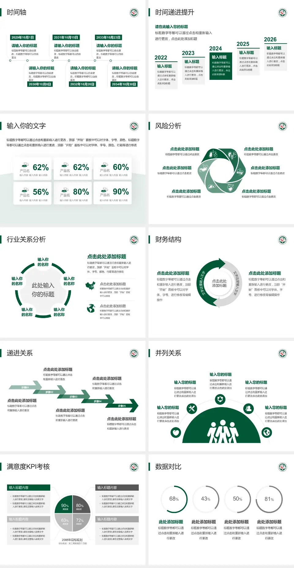 唐山市第二医院病例分享与讨论PPT模板4:3格式幻灯片预览图3