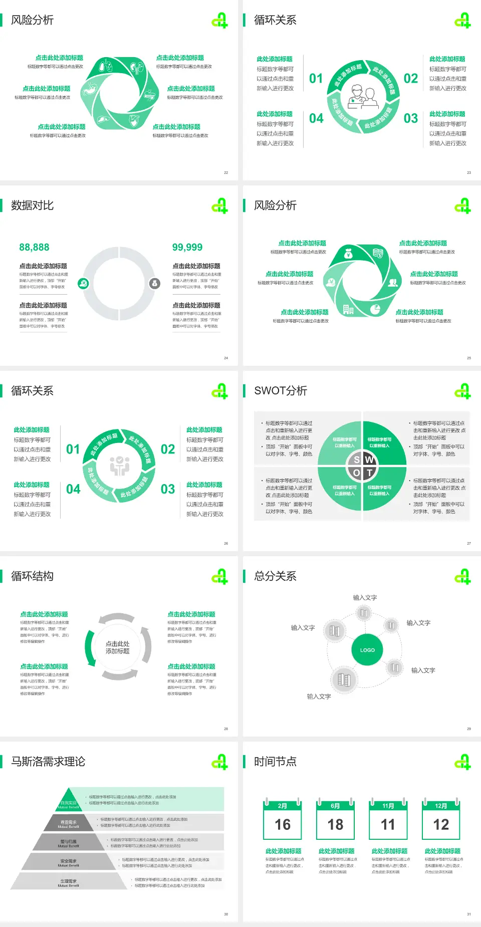 廊坊市第四人民医院东院区科研成果展示PPT模板4:3格式幻灯片预览图4