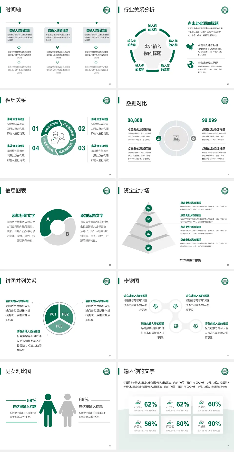 青岛市胶州中心医院医院管理报告PPT模板4:3格式幻灯片预览图4