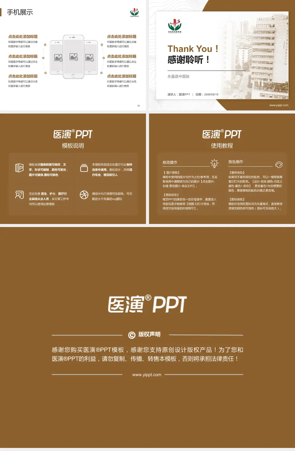 永嘉县中医院医院管理报告PPT模板4:3格式幻灯片预览图7