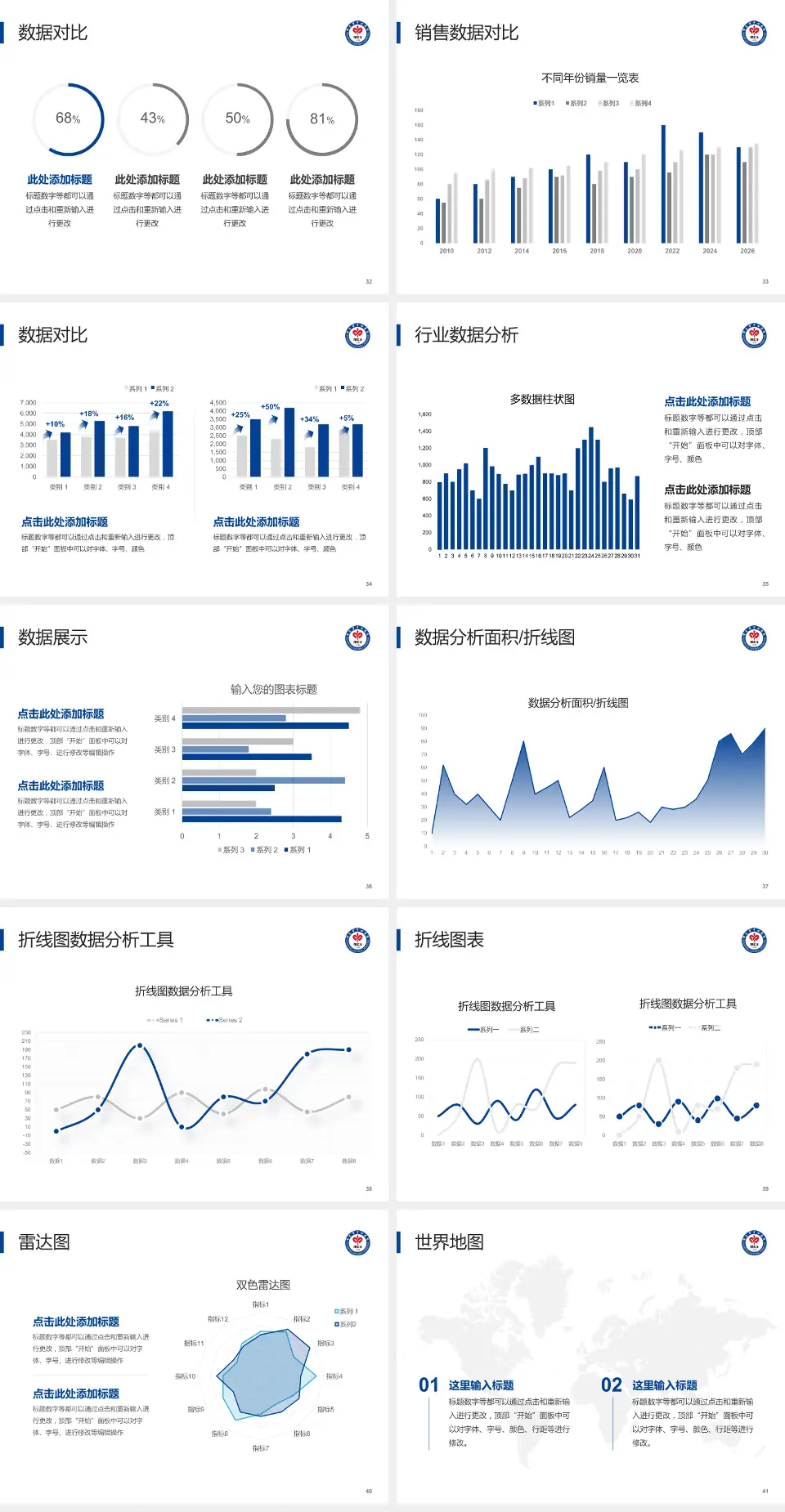 绵阳市中心医院会议与研讨会PPT模板4:3格式幻灯片预览图5