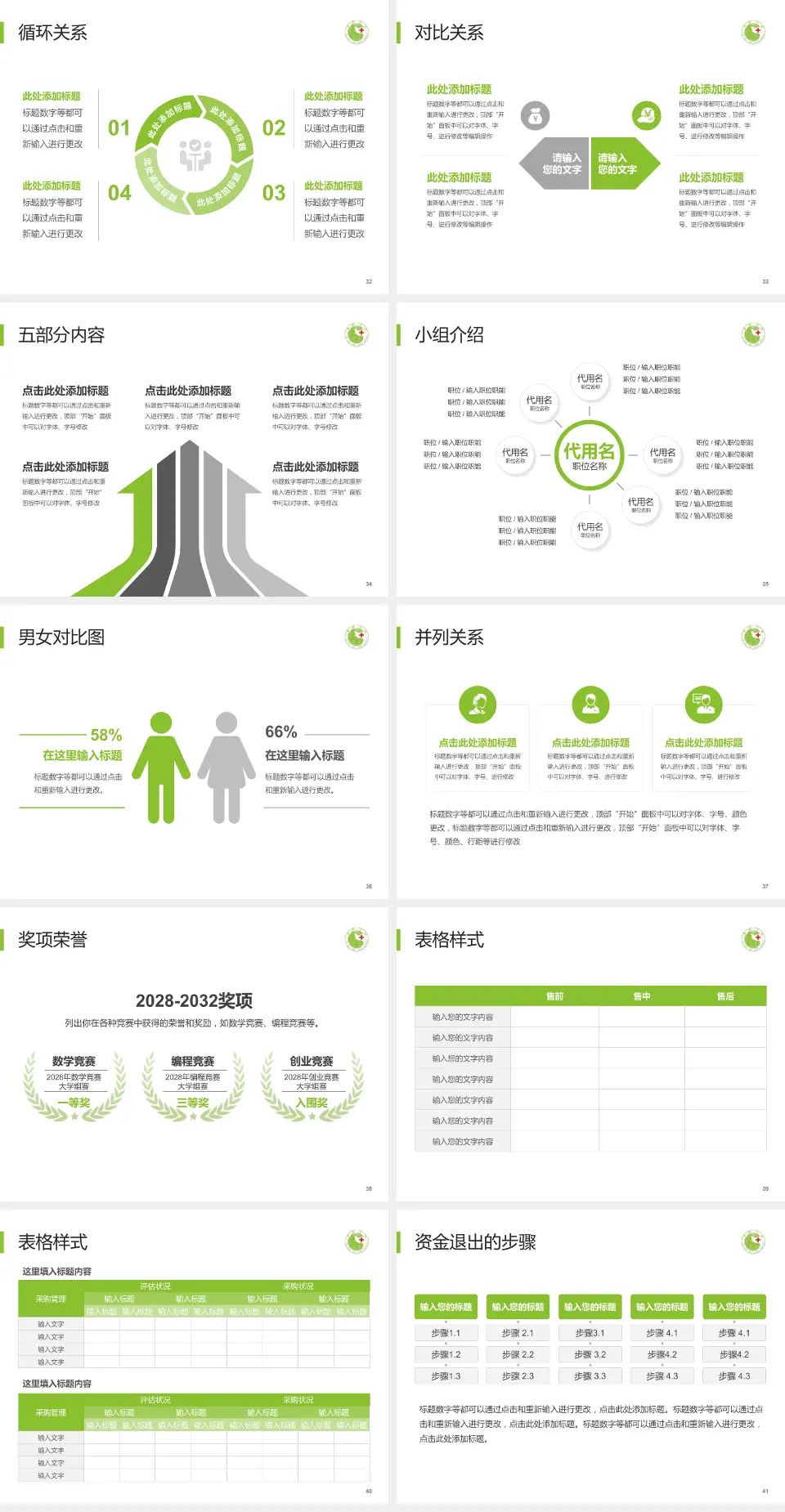 安阳市第六人民医院医院简介/日常通用PPT模板4:3格式幻灯片预览图5