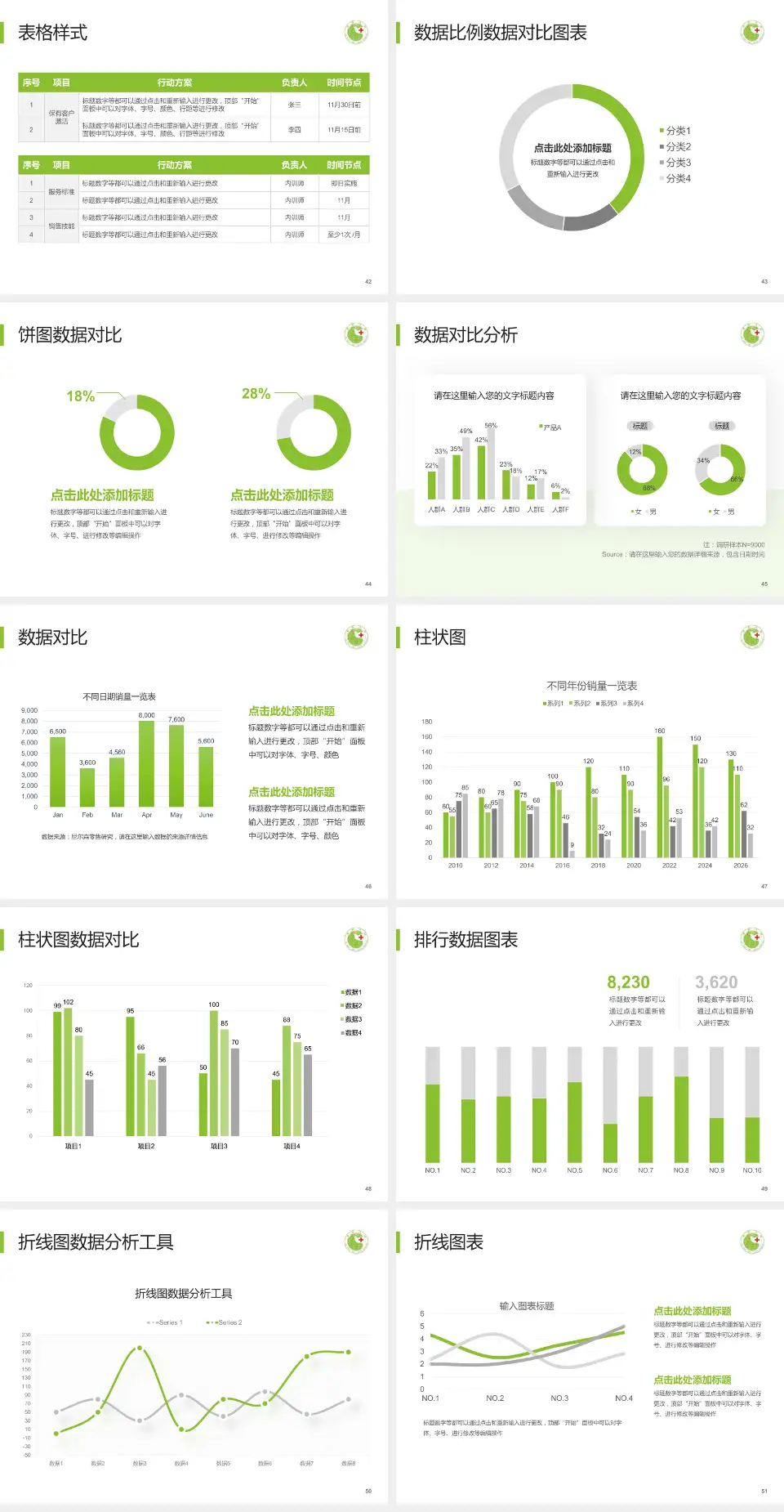 安阳市第六人民医院医院简介/日常通用PPT模板4:3格式幻灯片预览图6