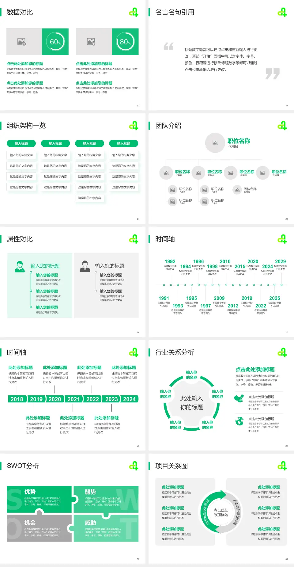 廊坊市第四人民医院东院区医院简介/日常通用PPT模板4:3格式幻灯片预览图4