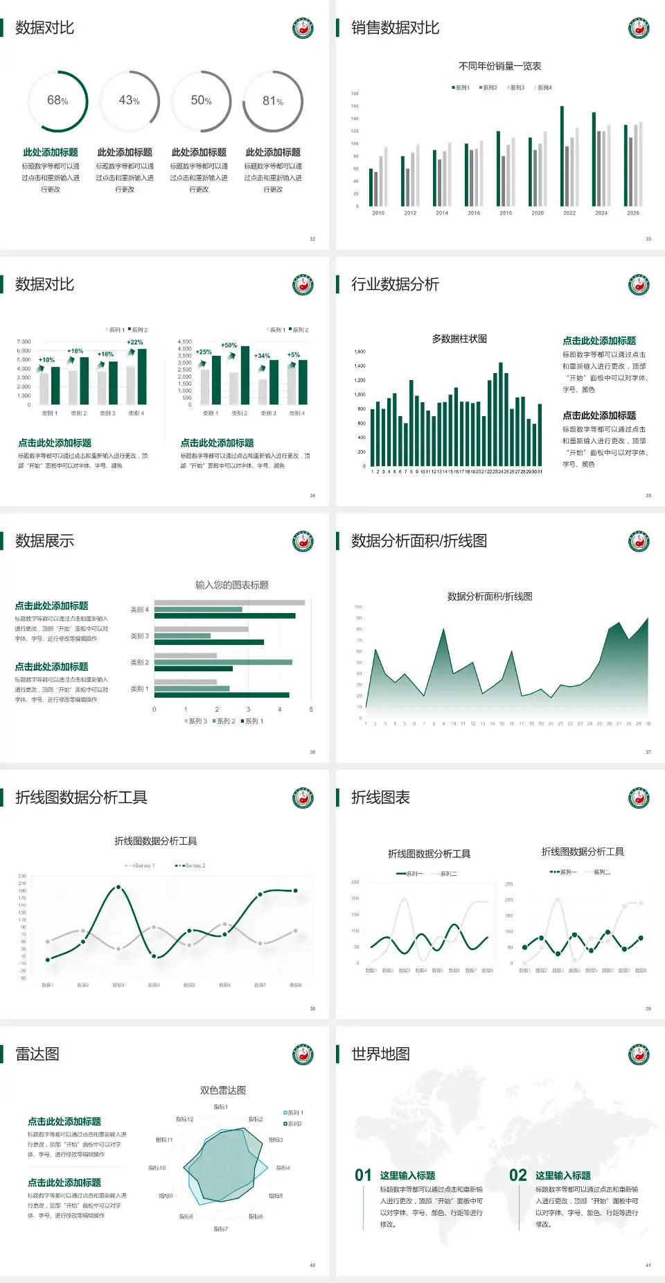 绵竹市中医医院会议与研讨会PPT模板4:3格式幻灯片预览图5