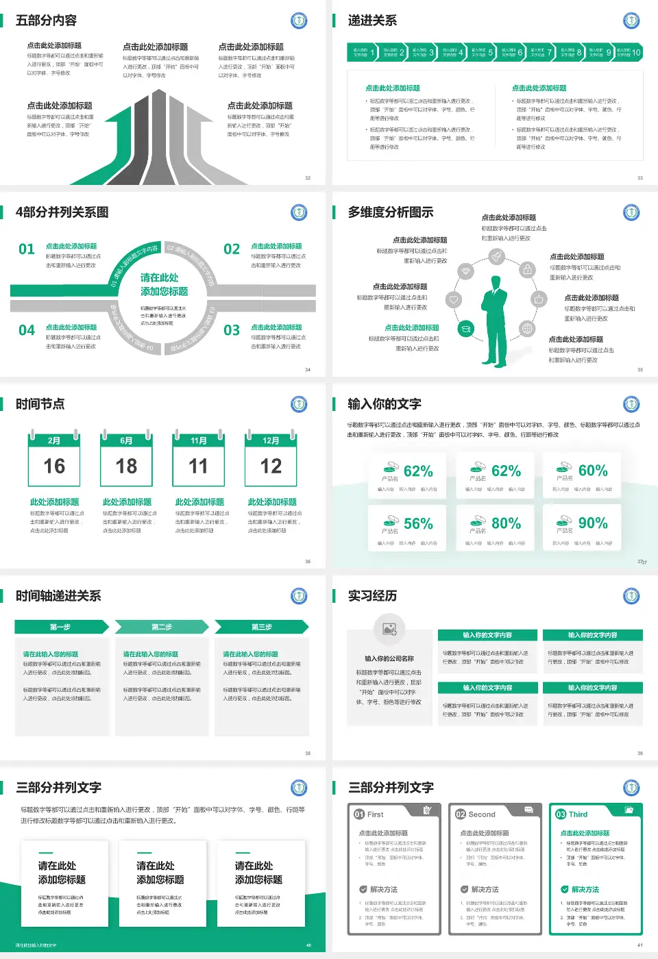 中国人民解放军四五七医院品管圈PDCA演示专用PPT模板16:9格式幻灯片预览图5