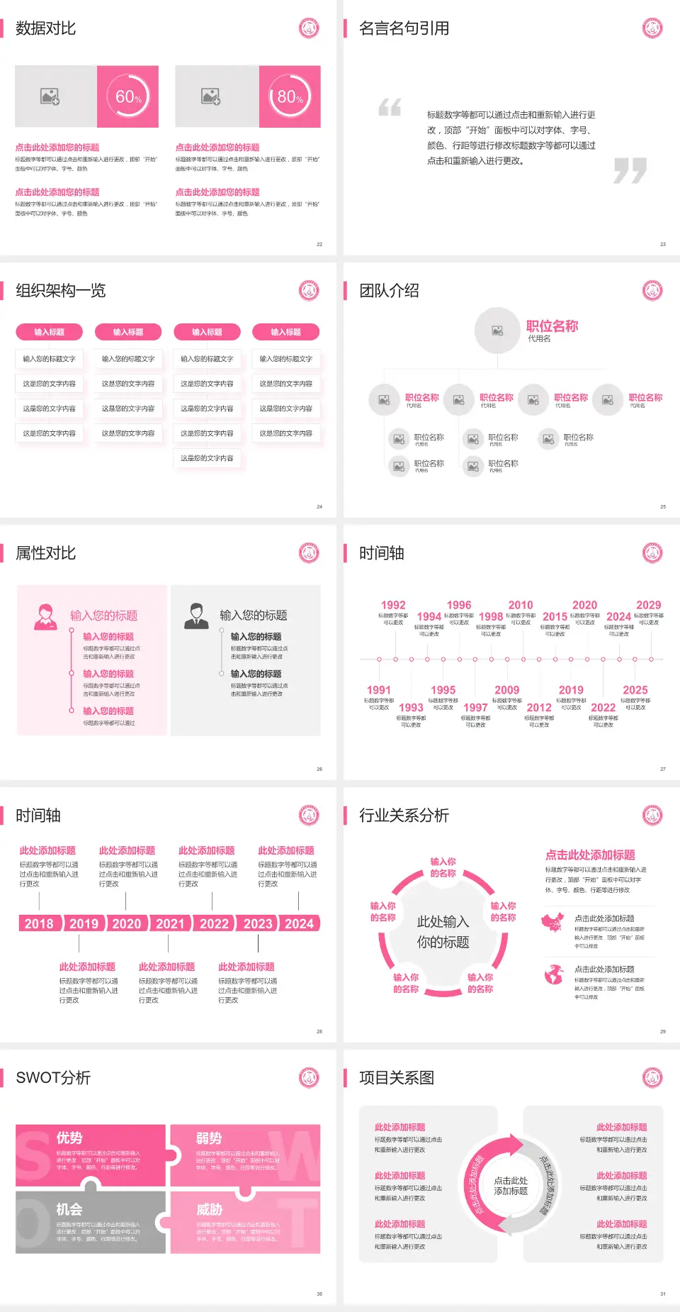 忻州市妇女儿童医院医院简介/日常通用PPT模板4:3格式幻灯片预览图4