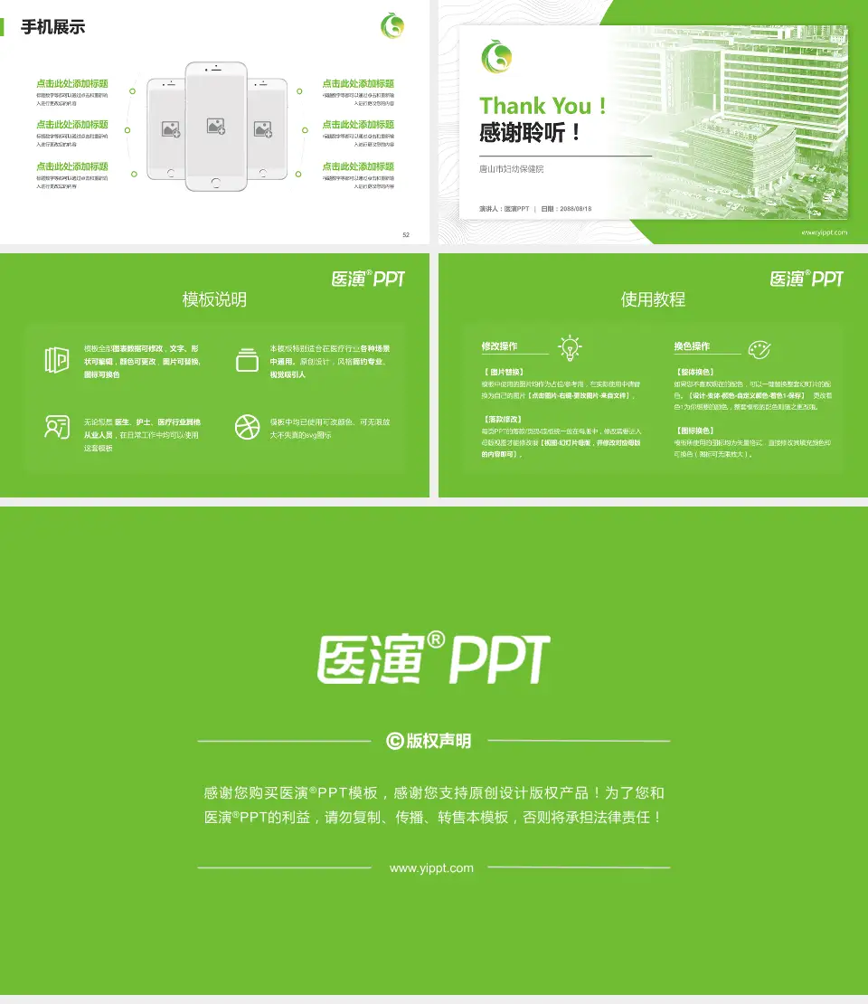 唐山市妇幼保健院医院管理报告PPT模板16:9格式幻灯片预览图7