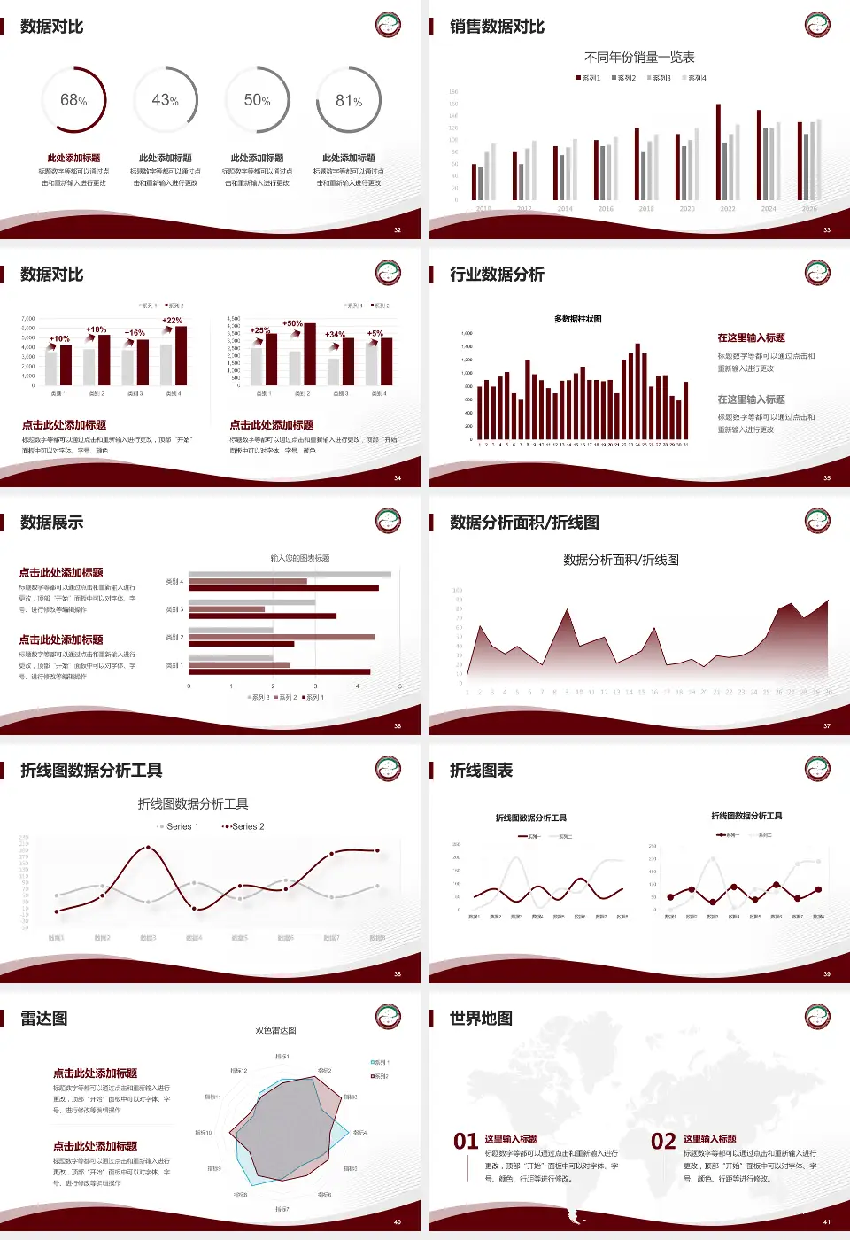 泸州市中医医院（大山坪院区）会议与研讨会PPT模板16:9格式幻灯片预览图5