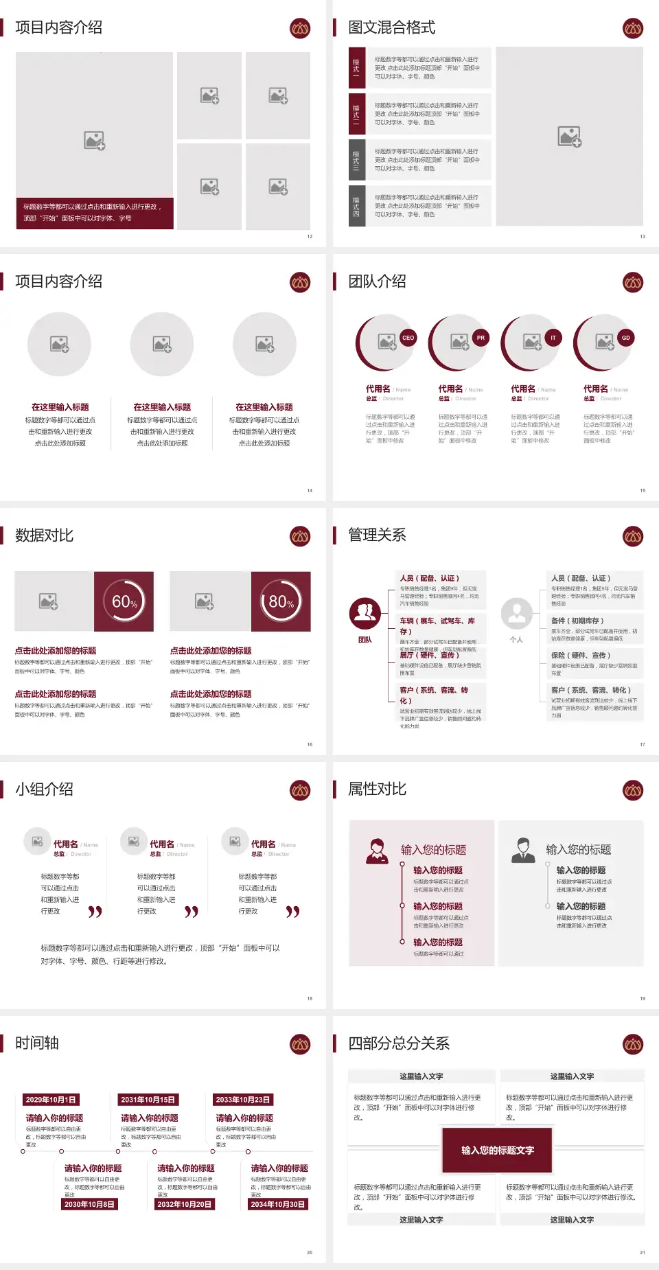 沧州市中心医院总院区科室介绍与推广PPT模板4:3格式幻灯片预览图3
