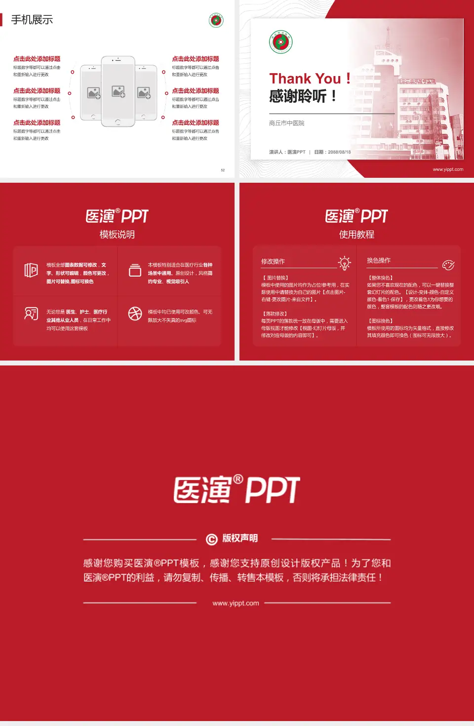 商丘市中医院医院管理报告PPT模板4:3格式幻灯片预览图7