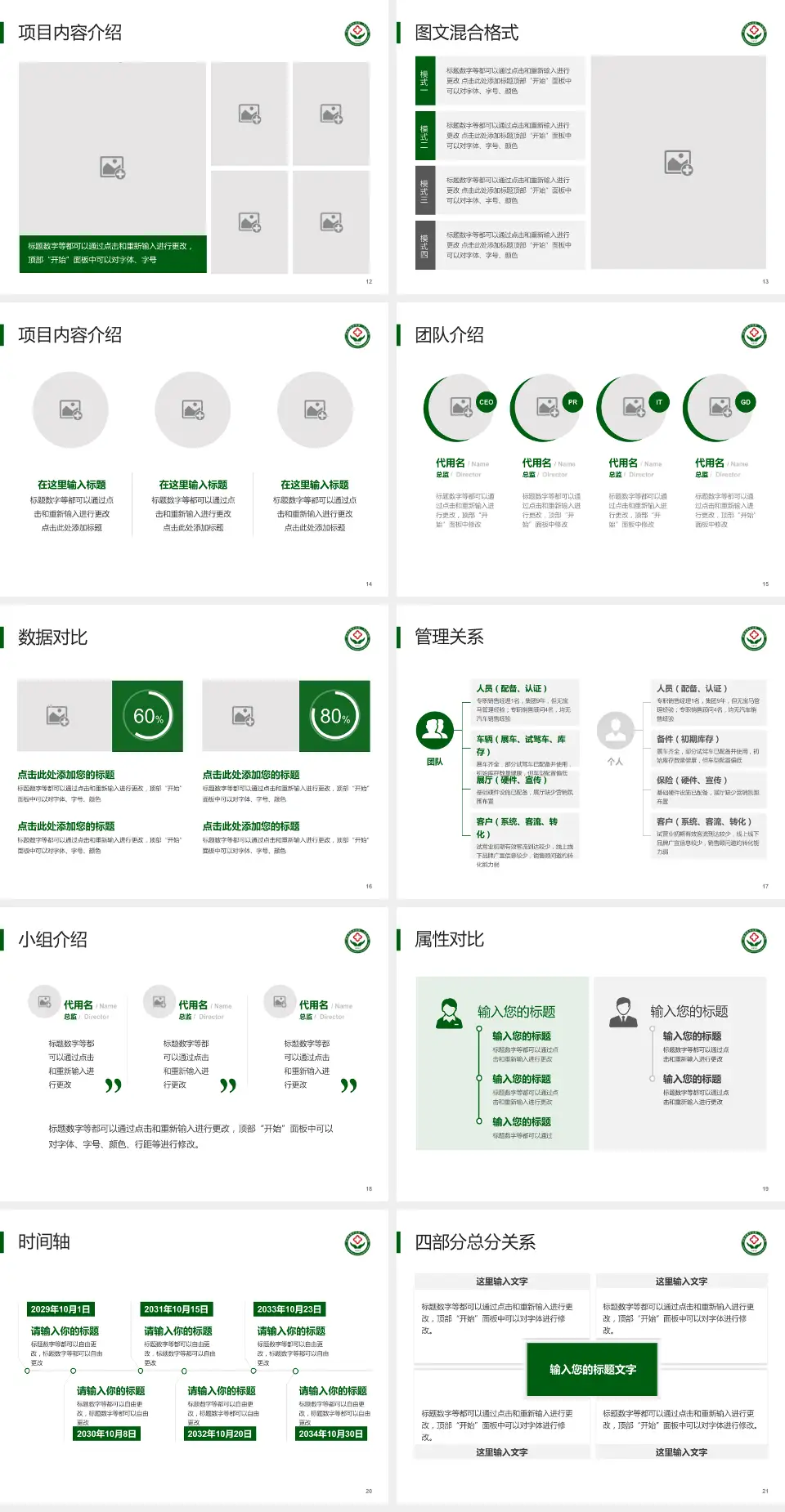 新乡市第二人民医院科室介绍与推广PPT模板4:3格式幻灯片预览图3