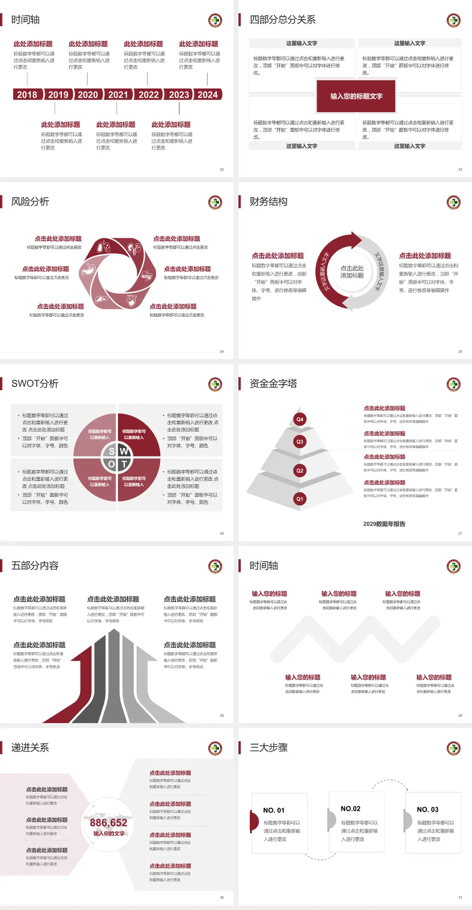 温州市中医院六虹龙湾院区患者教育与指导PPT模板4:3格式幻灯片预览图4