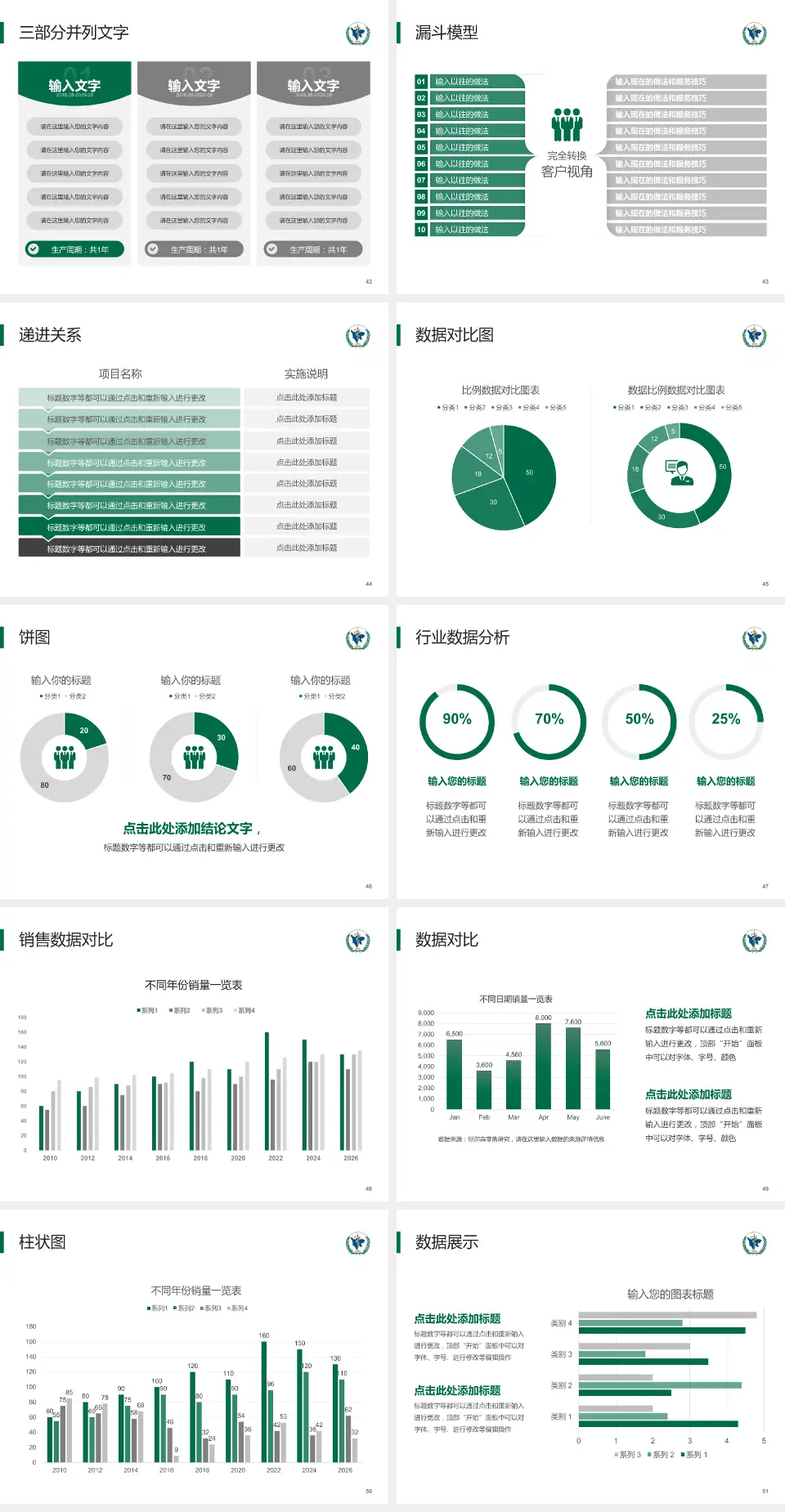 四川省肿瘤医院患者教育与指导PPT模板4:3格式幻灯片预览图6