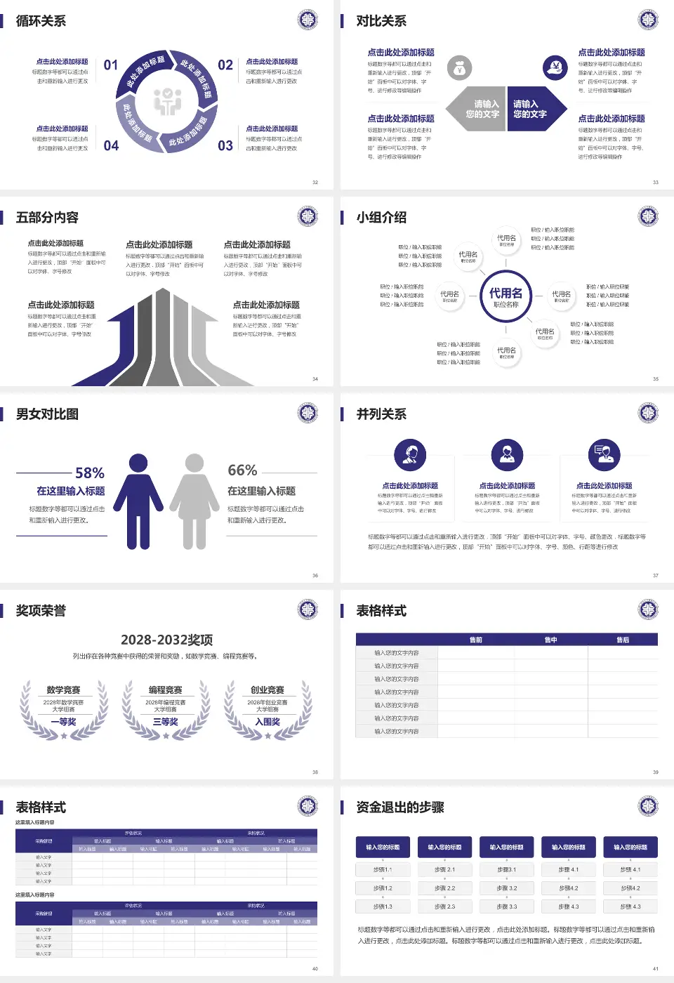 河北大学附属医院医院简介/日常通用PPT模板16:9格式幻灯片预览图5