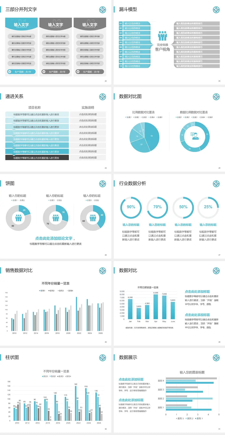 杭州市中医院武林院区患者教育与指导PPT模板4:3格式幻灯片预览图6