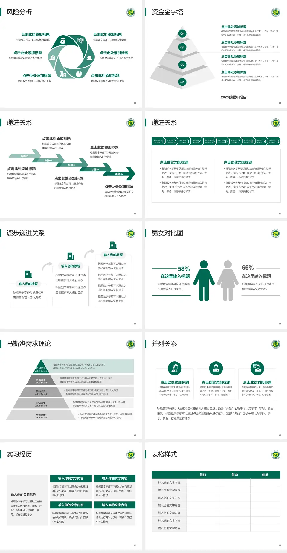 连云港市第四人民医院项目申请与汇报PPT模板4:3格式幻灯片预览图4