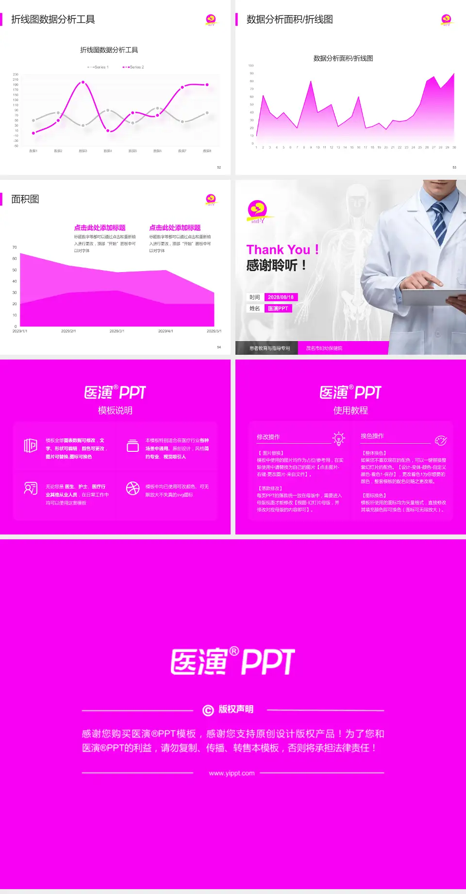 茂名市妇幼保健院患者教育与指导PPT模板4:3格式幻灯片预览图7