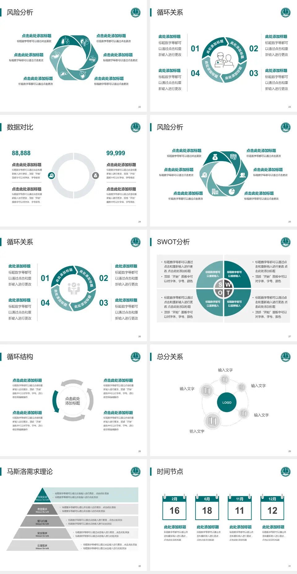 遵义医学院第五附属医院科研成果展示PPT模板4:3格式幻灯片预览图4