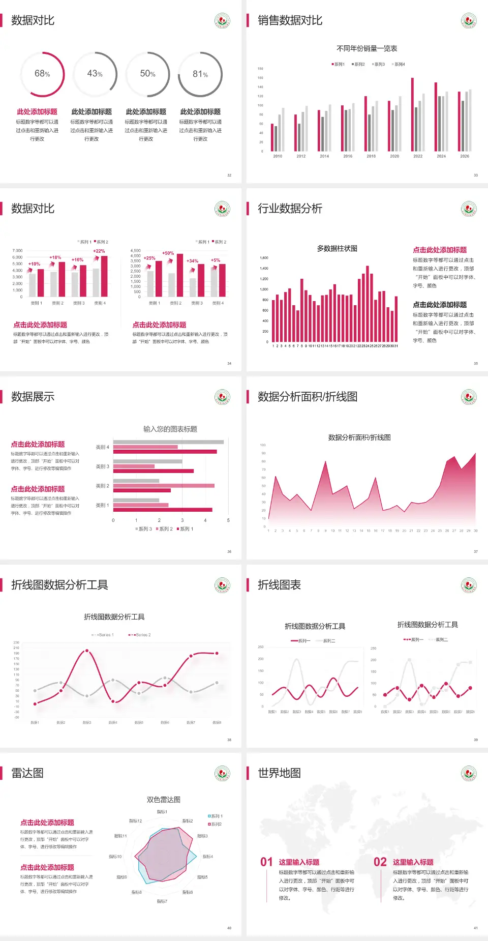 连云港市妇幼保健院会议与研讨会PPT模板4:3格式幻灯片预览图5