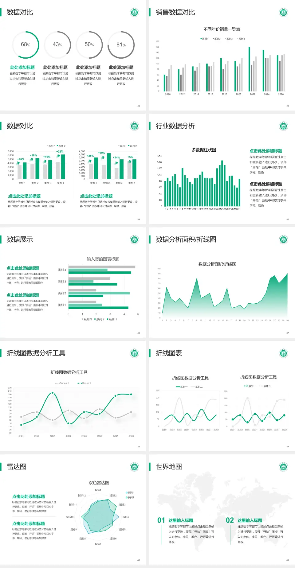 威海市立医院会议与研讨会PPT模板4:3格式幻灯片预览图5