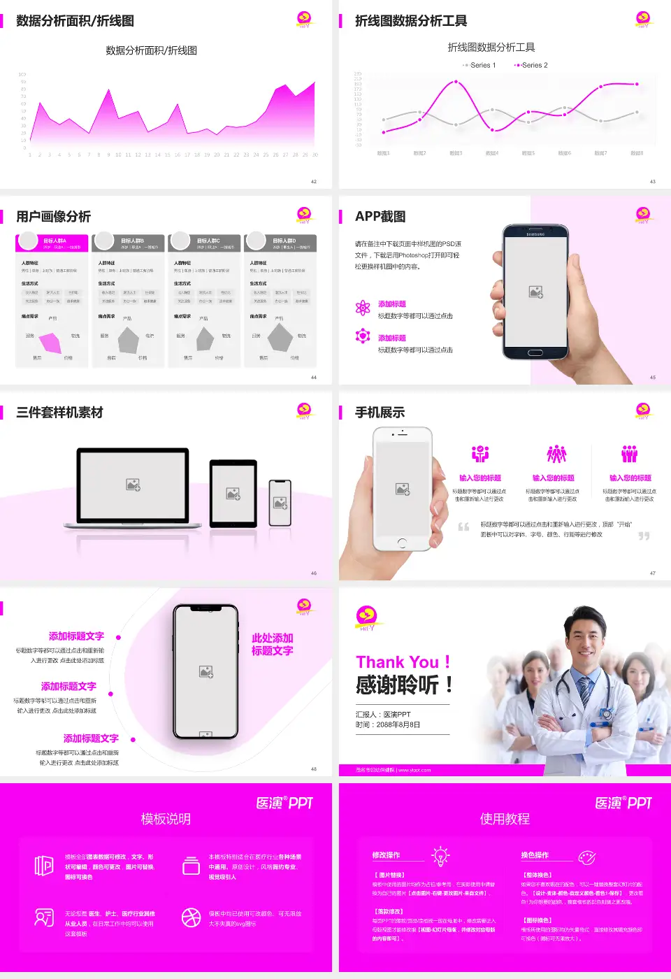 茂名市妇幼保健院科室介绍与推广PPT模板16:9格式幻灯片预览图6