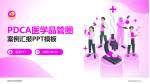 茂名市妇幼保健院品管圈PDCA演示专用PPT模板_幻灯片封面预览图