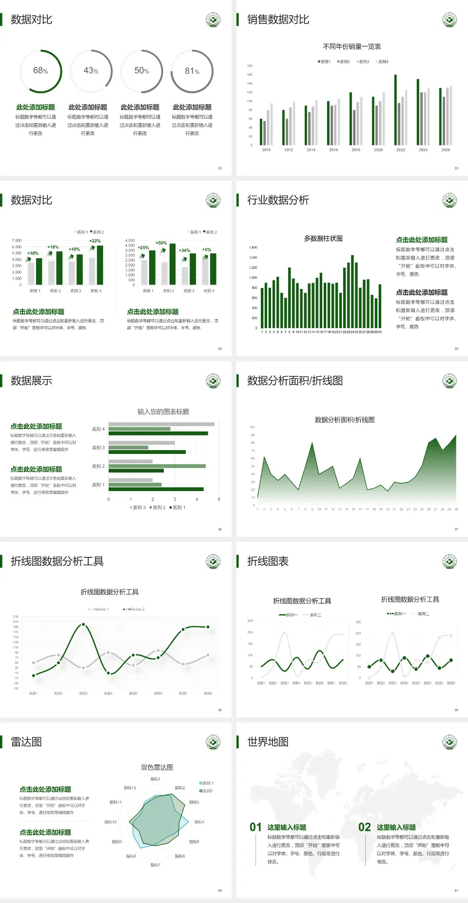 延边大学附属医院会议与研讨会PPT模板4:3格式幻灯片预览图5