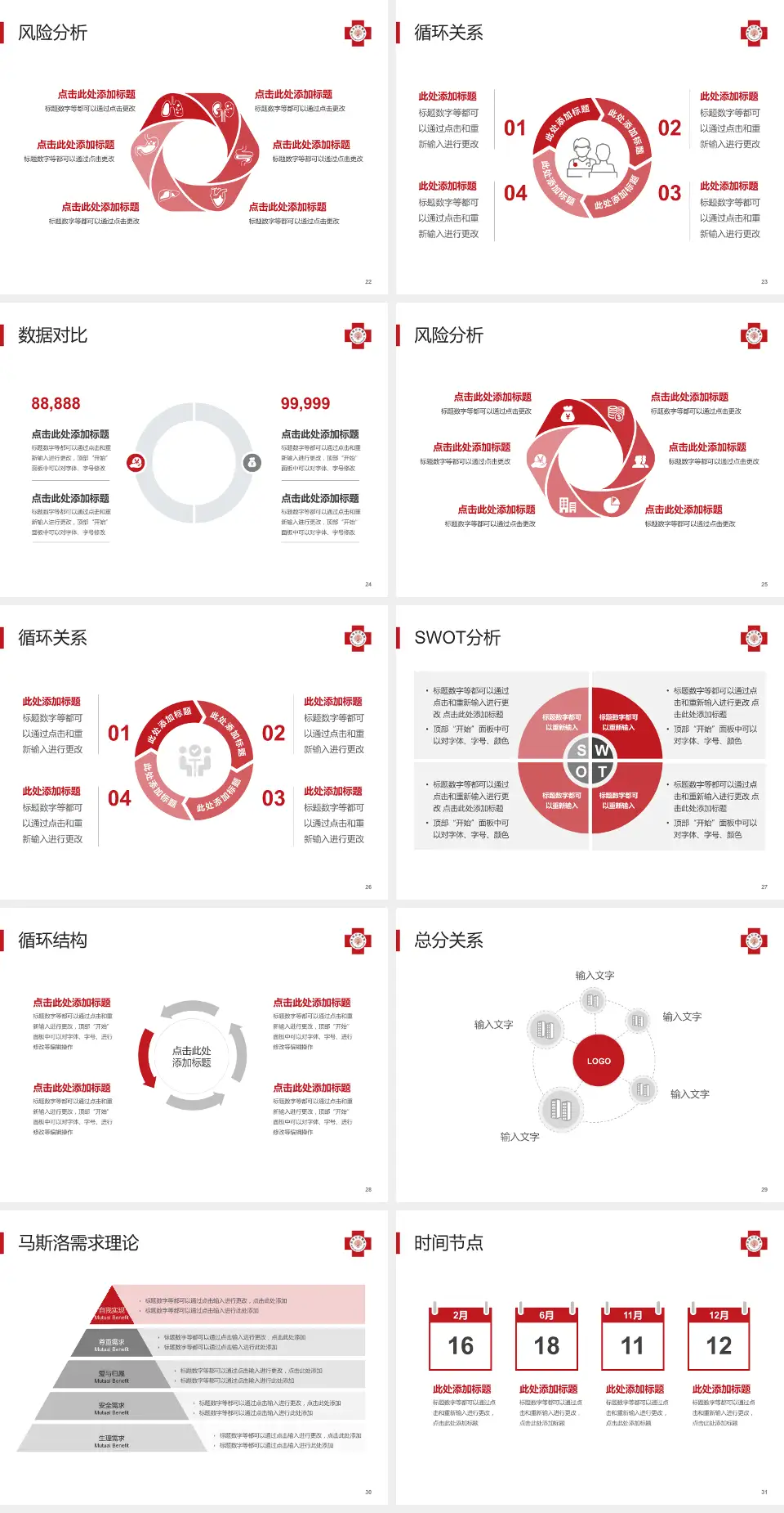 马偕纪念医院科研成果展示PPT模板4:3格式幻灯片预览图4