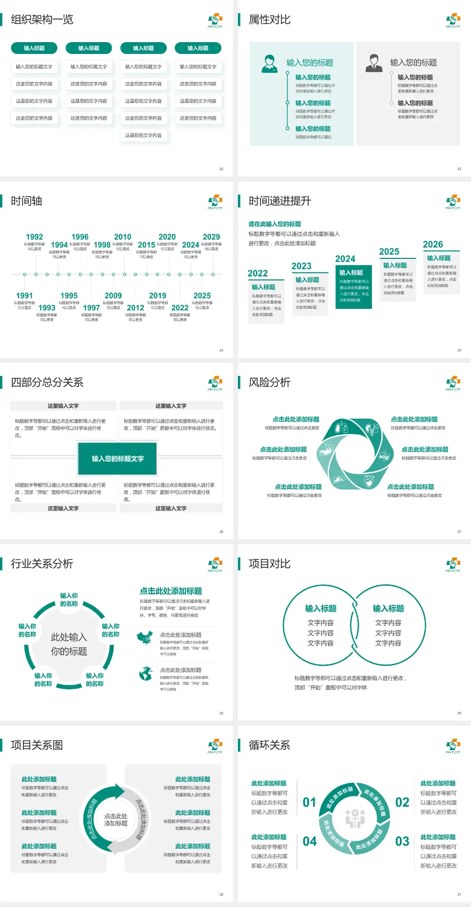 南通市中医院医疗行业比赛专用PPT模板4:3格式幻灯片预览图4