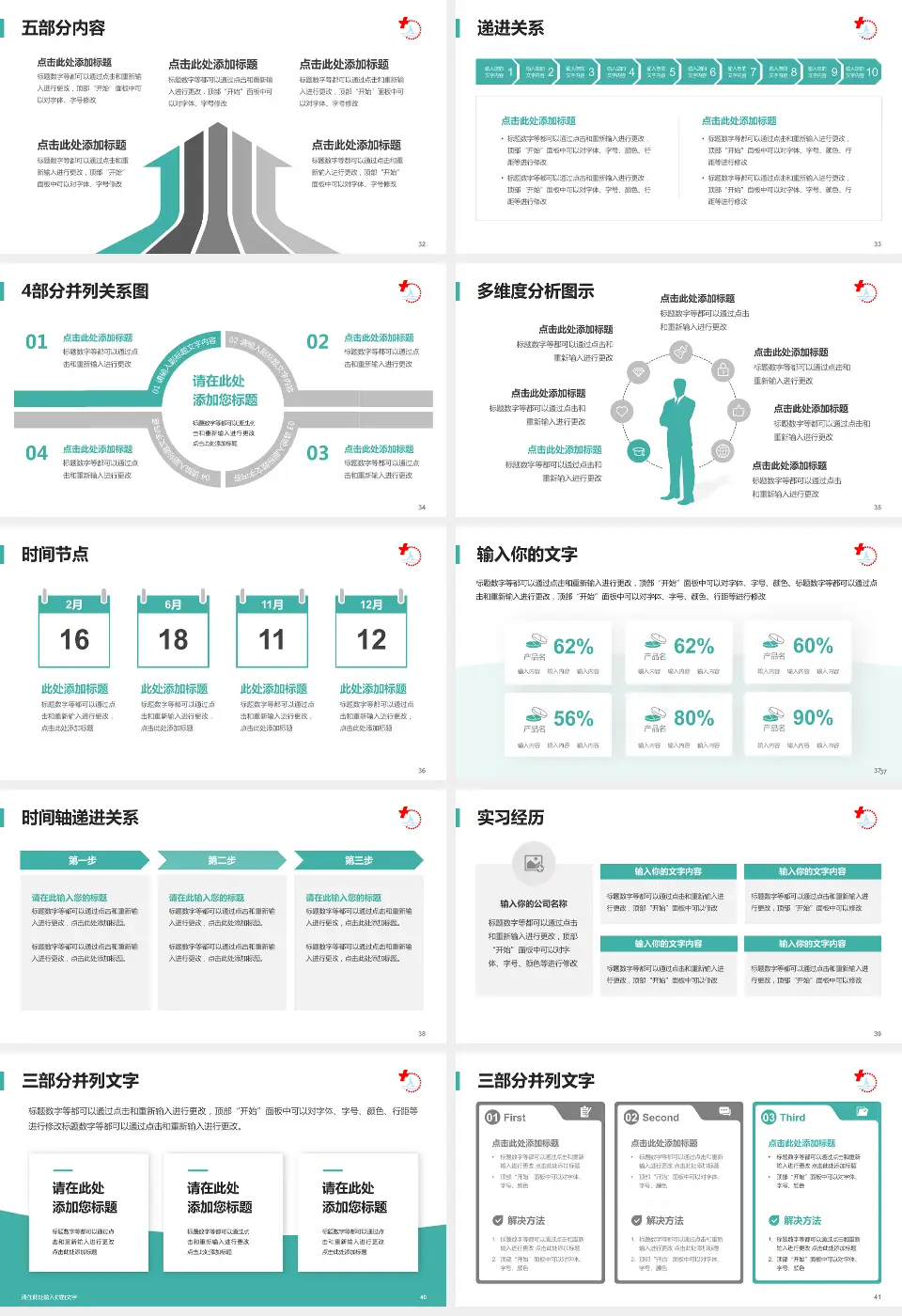 靖江市人民医院品管圈PDCA演示专用PPT模板16:9格式幻灯片预览图5