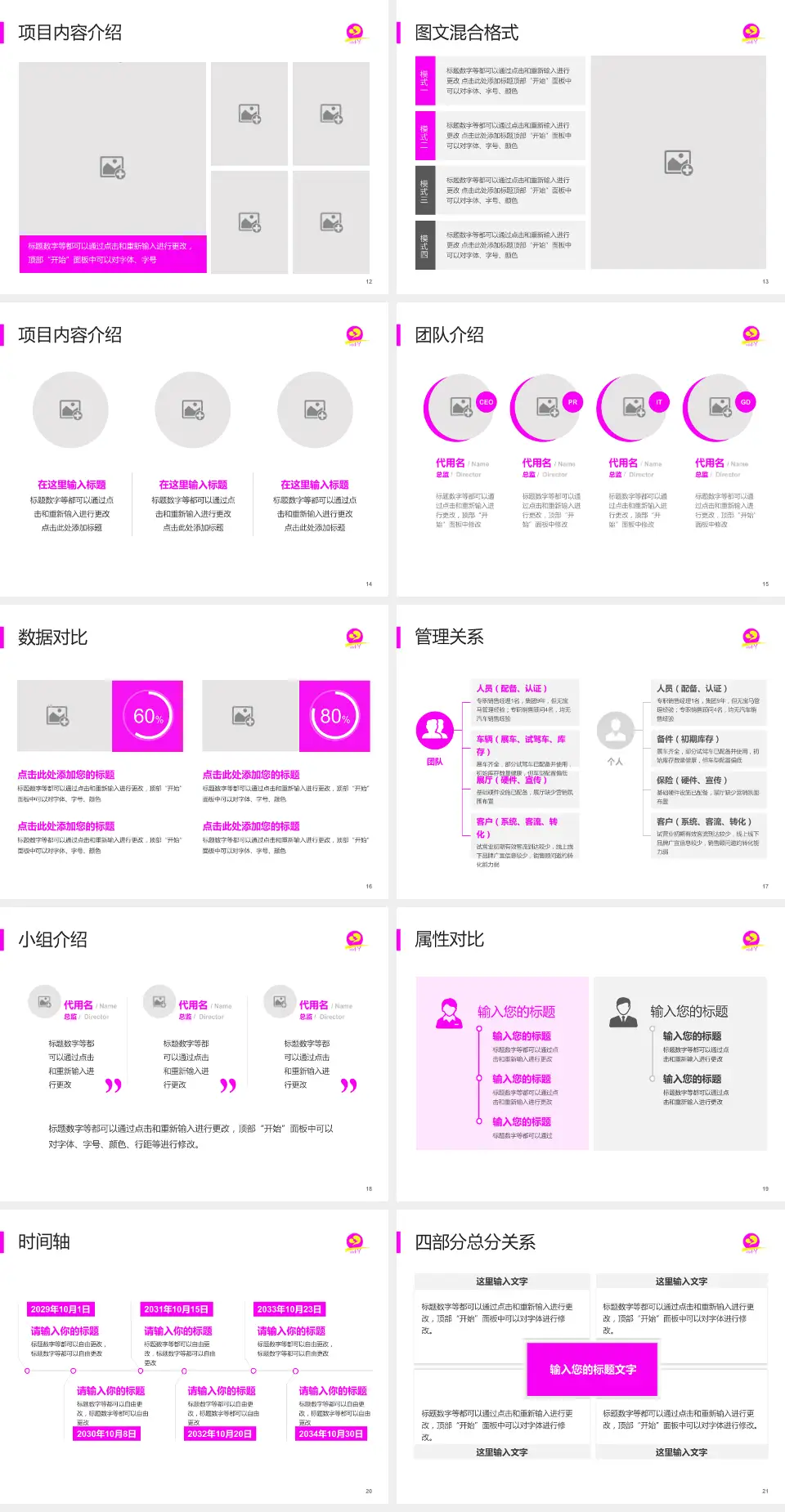 茂名市妇幼保健院科室介绍与推广PPT模板4:3格式幻灯片预览图3