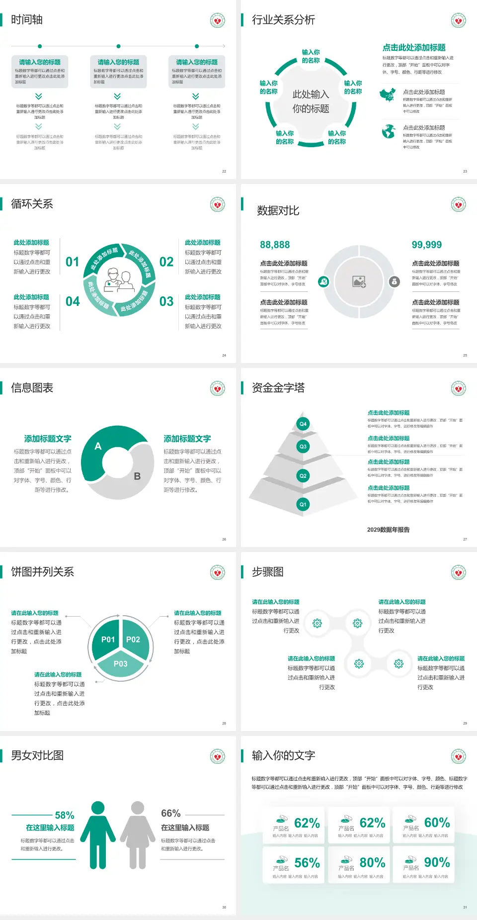 阳春市人民医院医院管理报告PPT模板4:3格式幻灯片预览图4