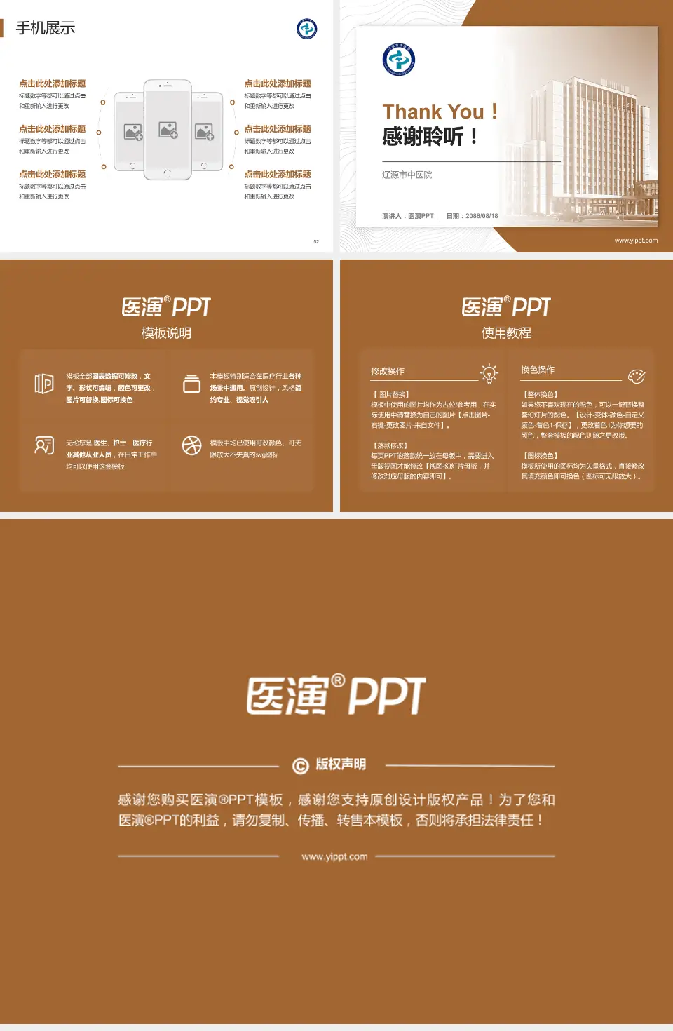 辽源市中医院医院管理报告PPT模板4:3格式幻灯片预览图7