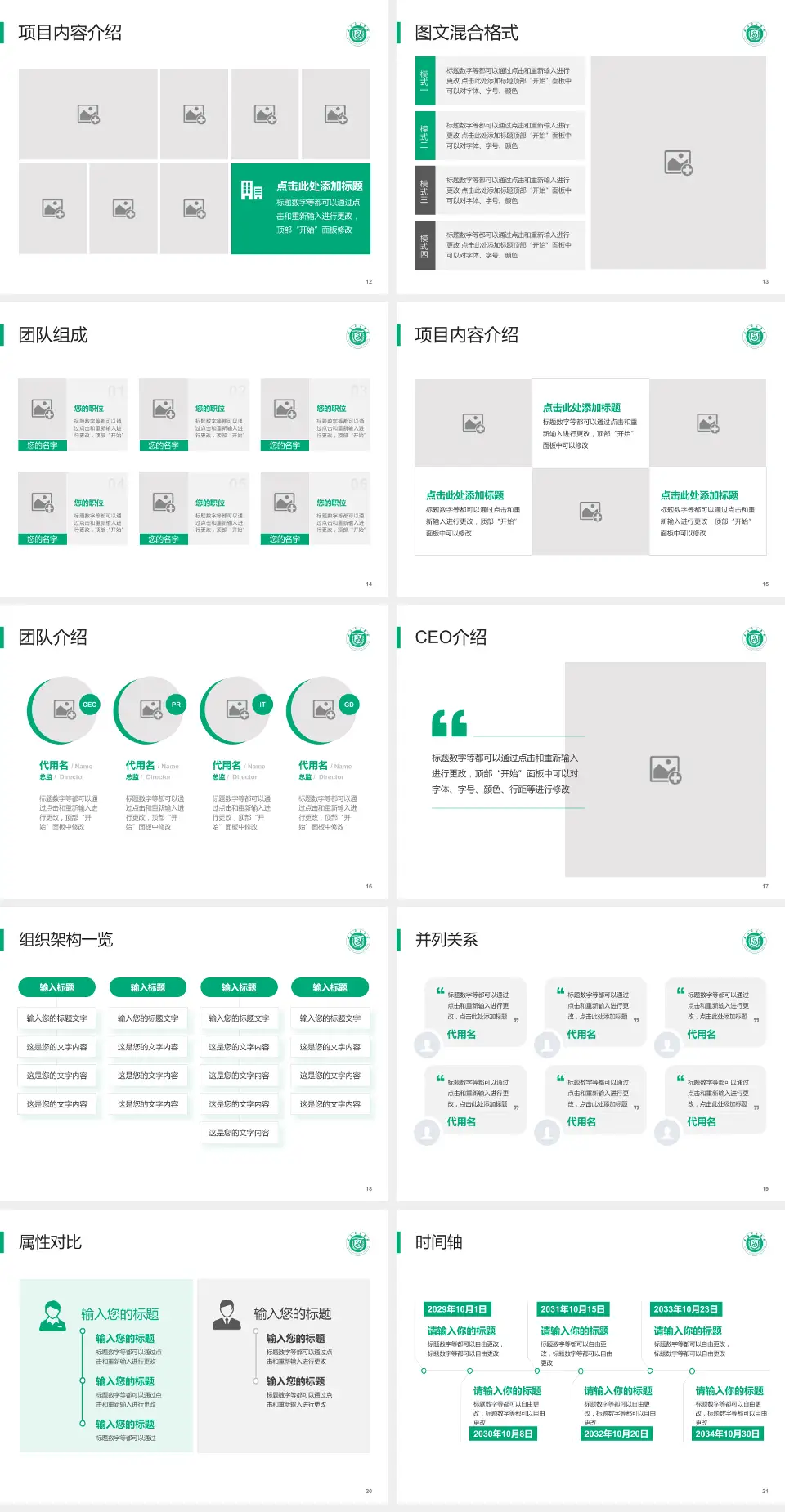威海市立医院患者教育与指导PPT模板4:3格式幻灯片预览图3