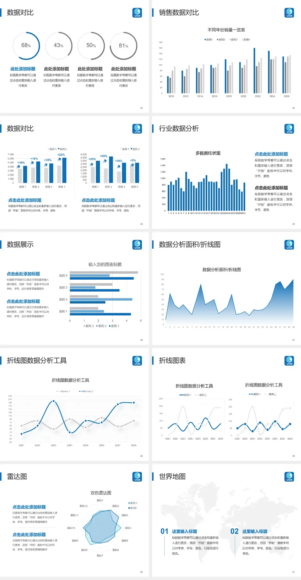 山东大学附属生殖医院会议与研讨会PPT模板4:3格式幻灯片预览图5