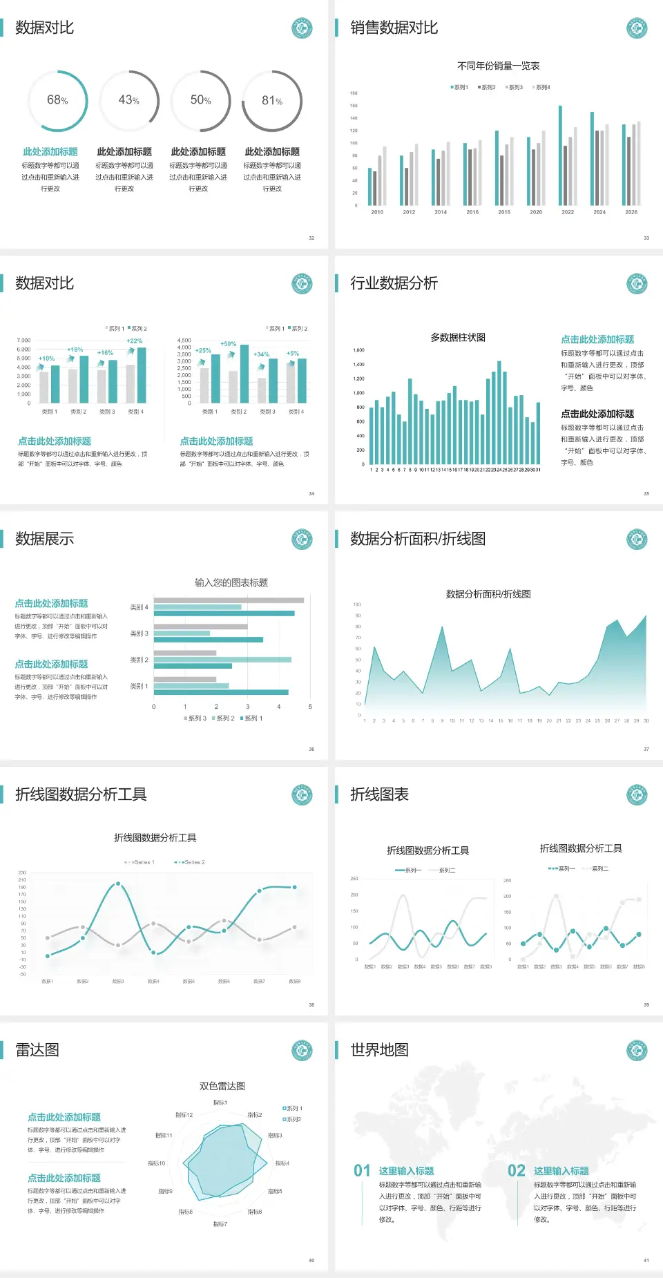 句容市人民医院会议与研讨会PPT模板4:3格式幻灯片预览图5