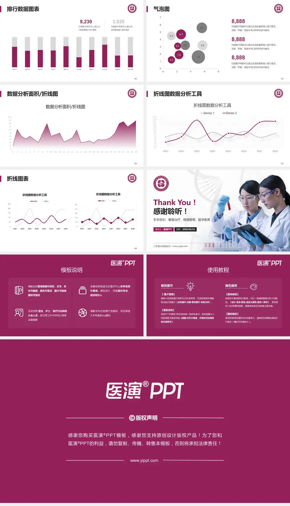 江苏省妇幼保健院科研成果展示PPT模板16:9格式幻灯片预览图6