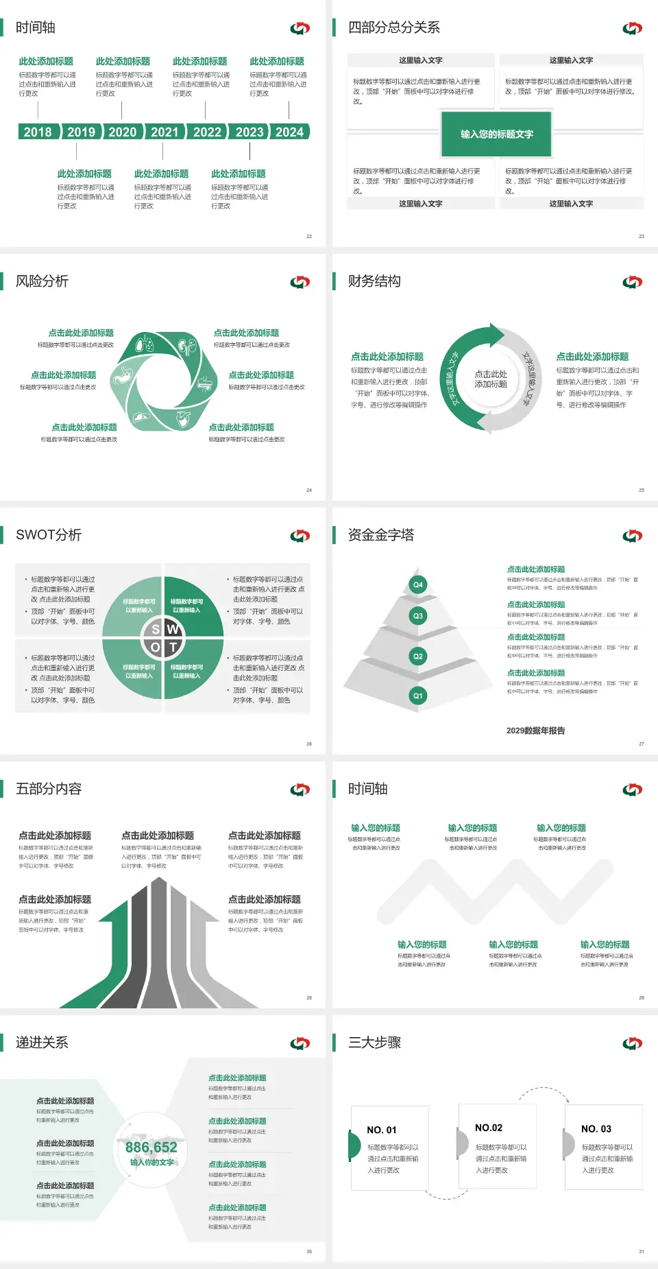 茂名市中医院患者教育与指导PPT模板4:3格式幻灯片预览图4