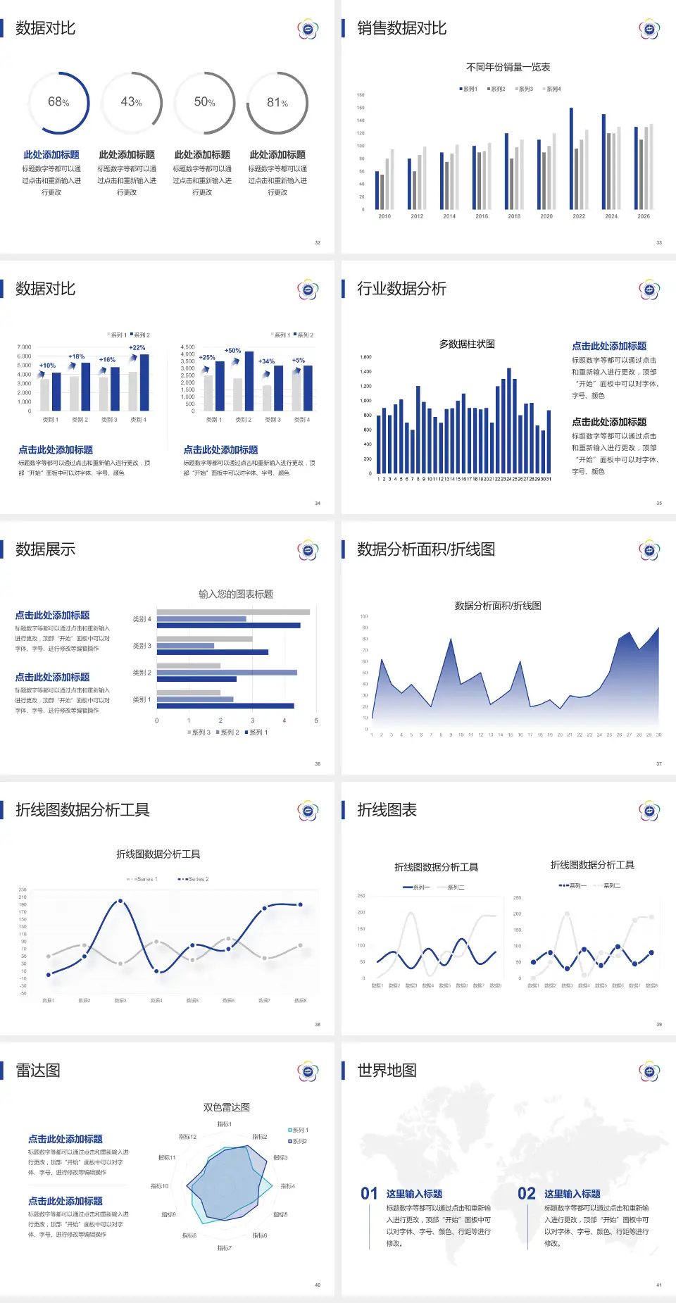 延吉市中医医院会议与研讨会PPT模板4:3格式幻灯片预览图5